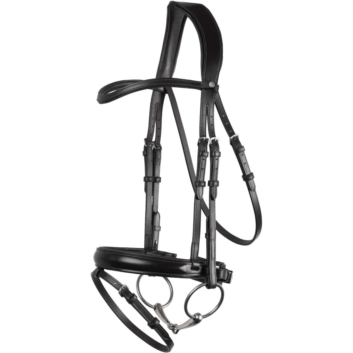 Montar Bridle Normandie Dressage Eco Leather Black