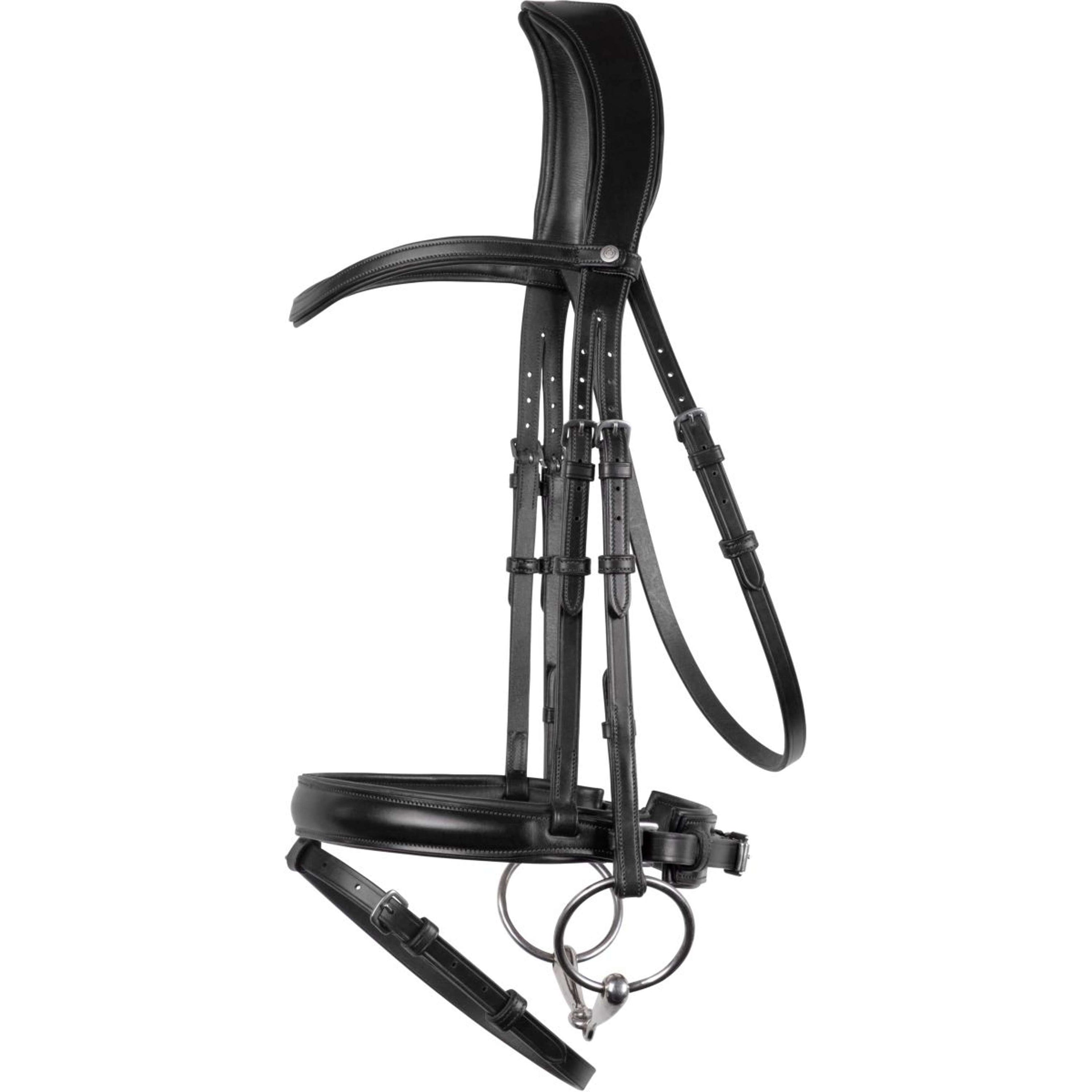 Montar Bridle Normandie Dressage Eco Leather Black