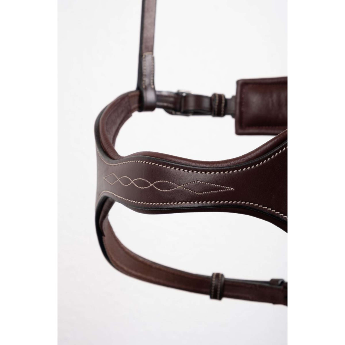 Montar Nose Band Adapt Eco Creme Leather Brown