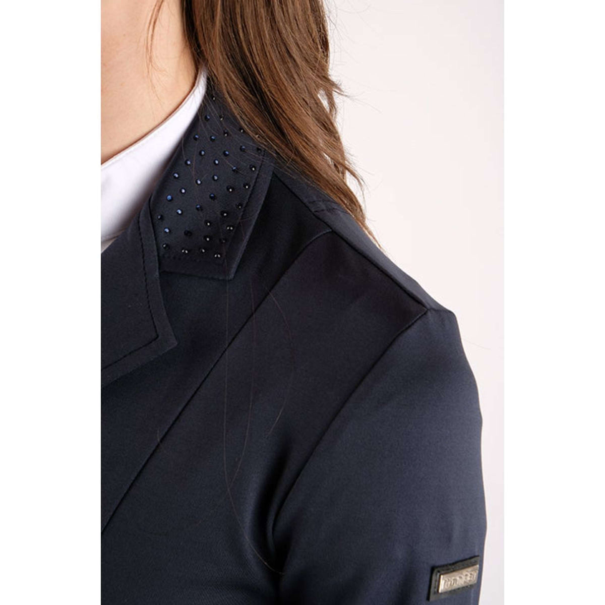 Montar Competition Jacket Crystals Junior Navy