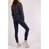 Montar Riding Legging Rosegold Logo Junior Navy