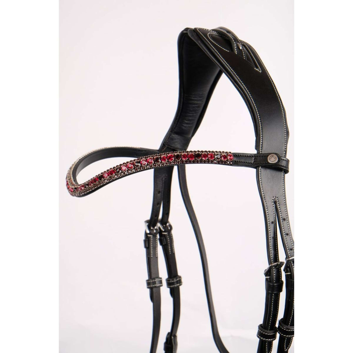 Montar Browband Deluxe Burgundy