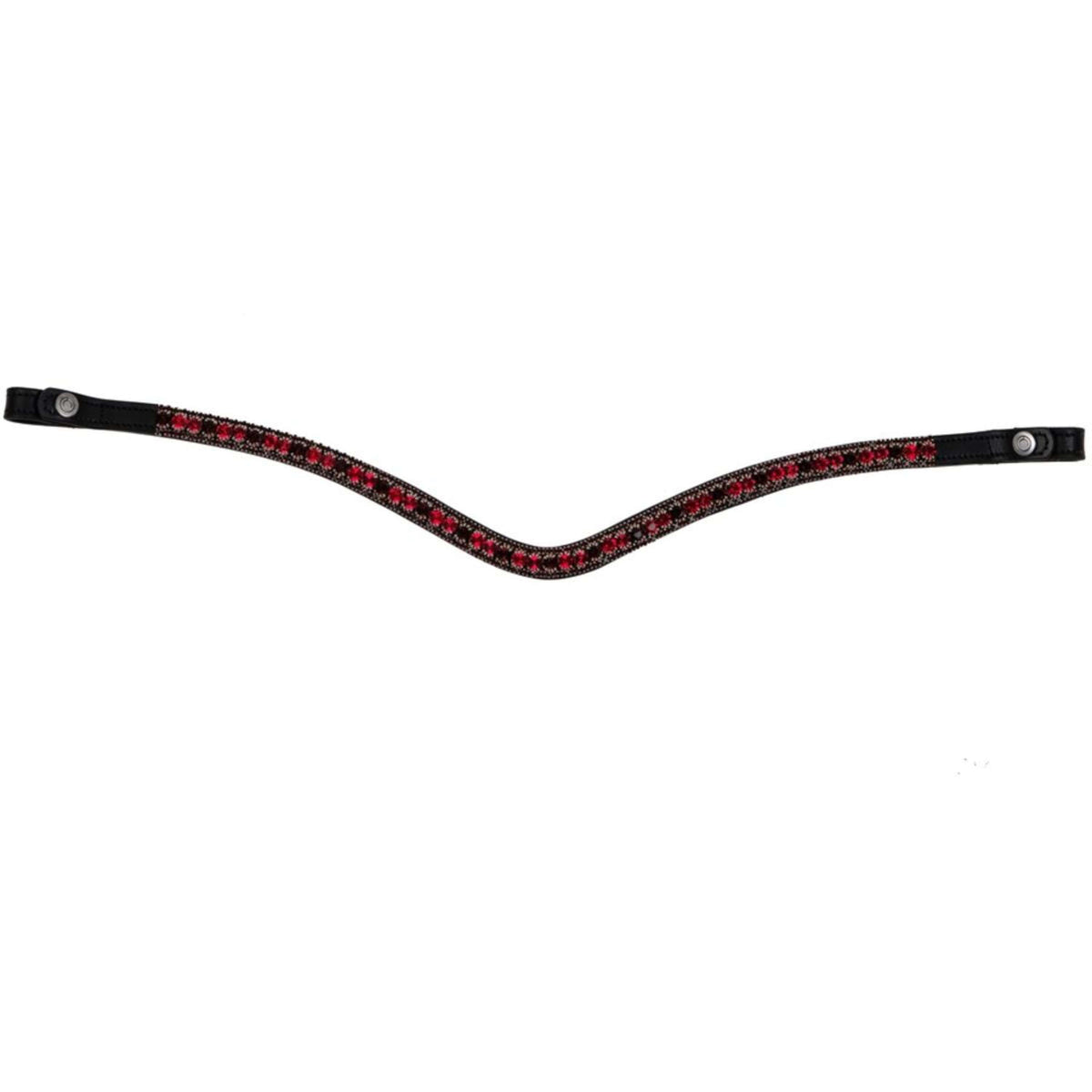 Montar Browband Deluxe Burgundy