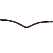 Montar Browband Deluxe Burgundy