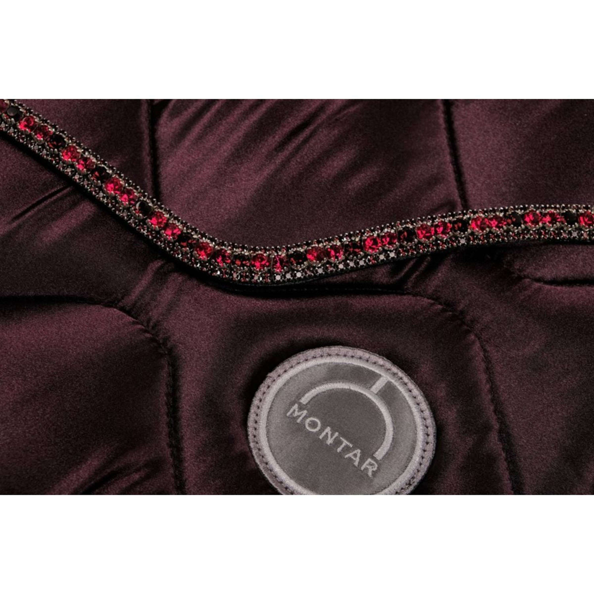 Montar Browband Deluxe Burgundy