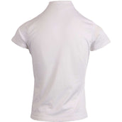 Montar Poloshirt Everly Crystal Logo White