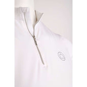 Montar Poloshirt Everly Crystal Logo White