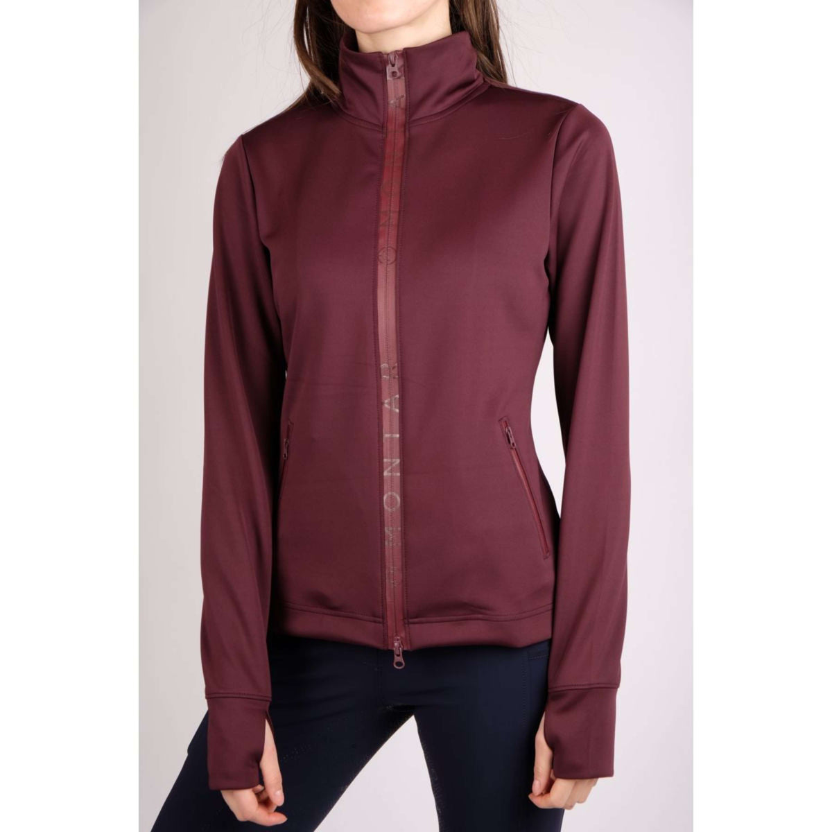 Montar Zip-Hoodie Jordyn Plum