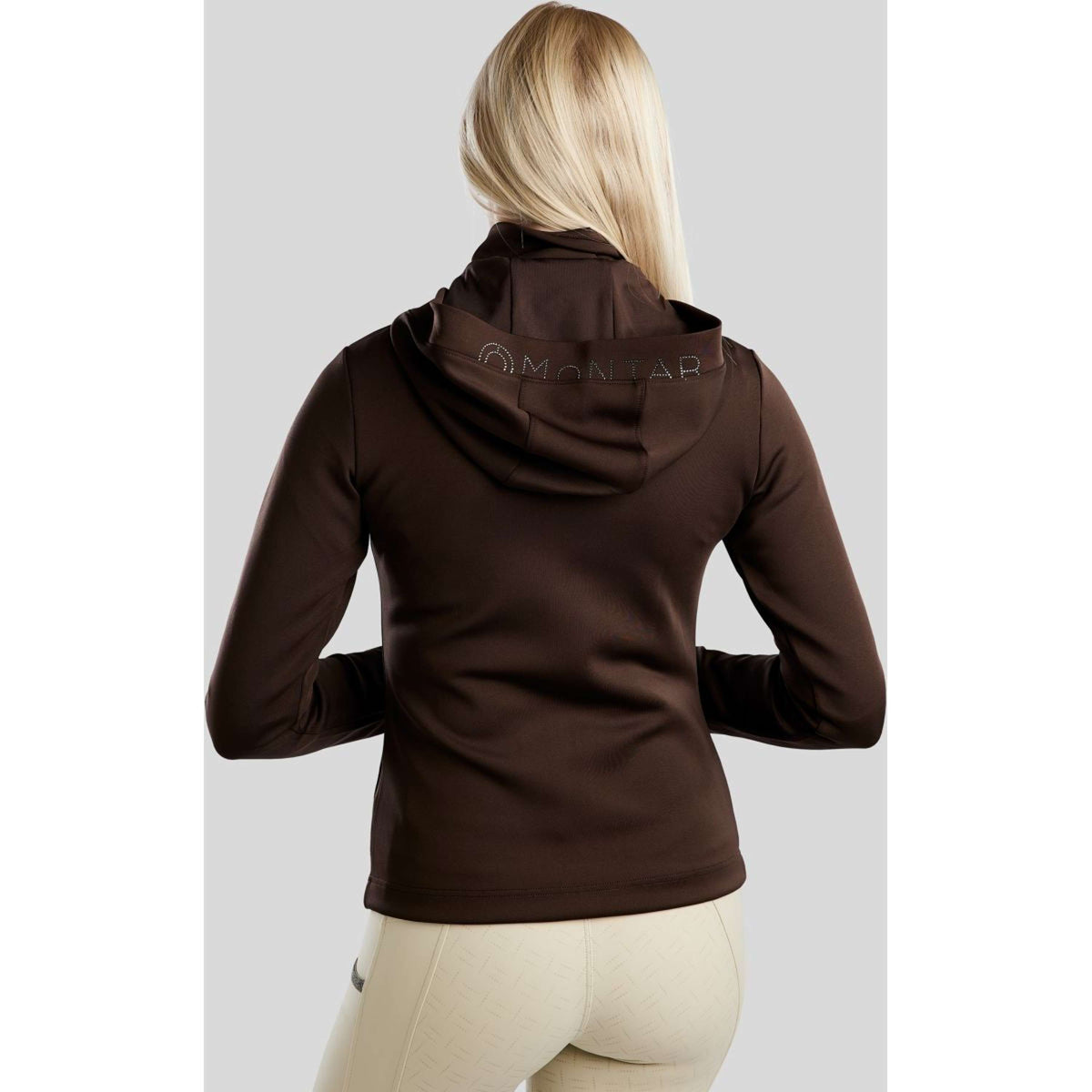 Montar Zip-Hoodie MoAddie Softshell Brown
