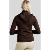 Montar Zip-Hoodie MoAddie Softshell Brown