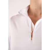 Montar Shirt Everly Rosegold Long Sleeves White