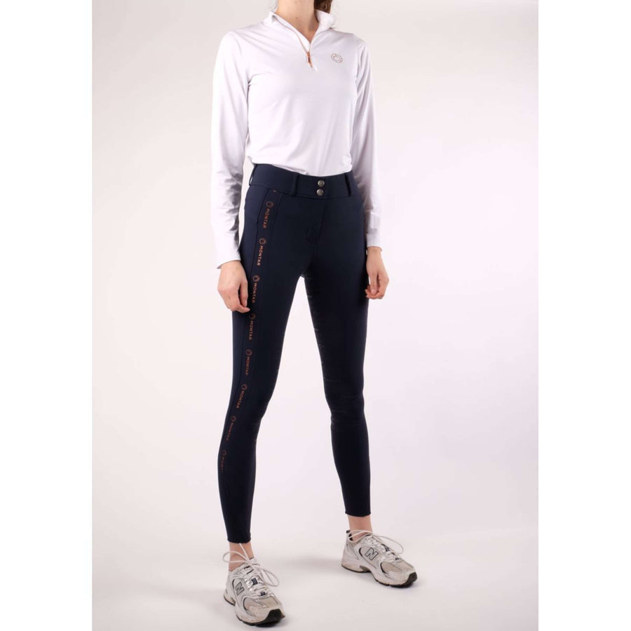 Montar Shirt Everly Rosegold Long Sleeves White
