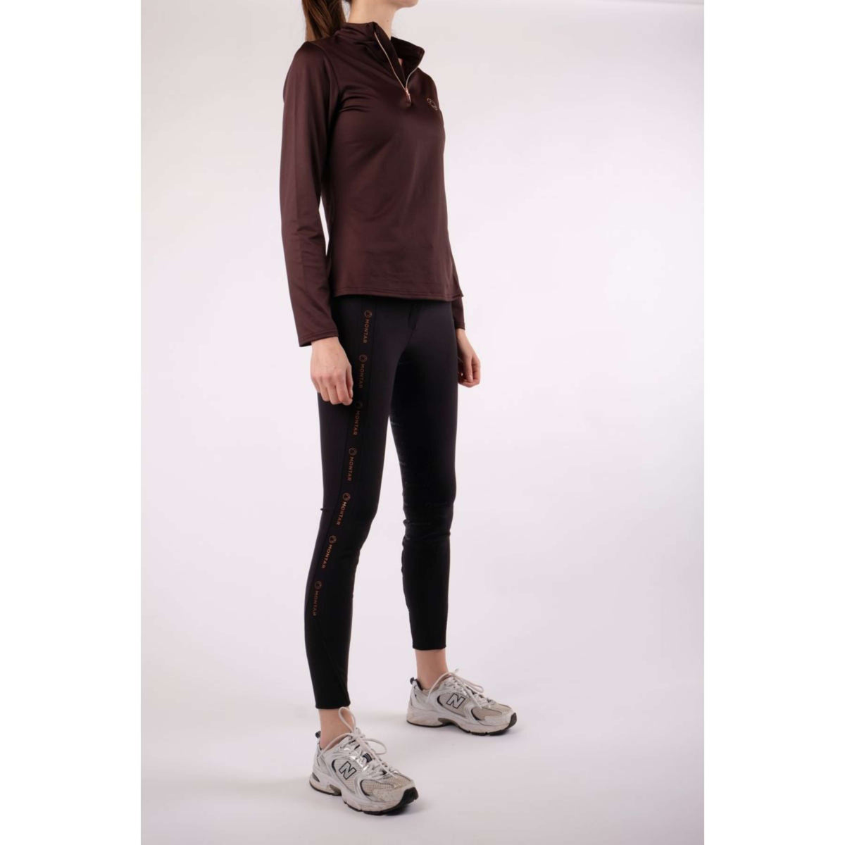 Montar Shirt Everly Rosegold Long Sleeves Brown