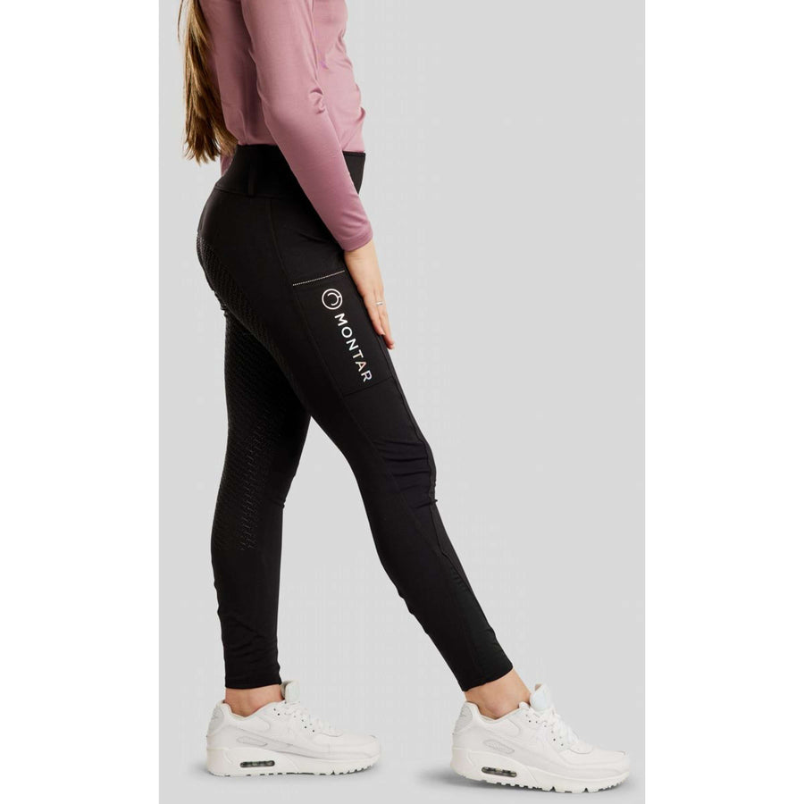 Montar Riding Legging MoCha Full Grip Black