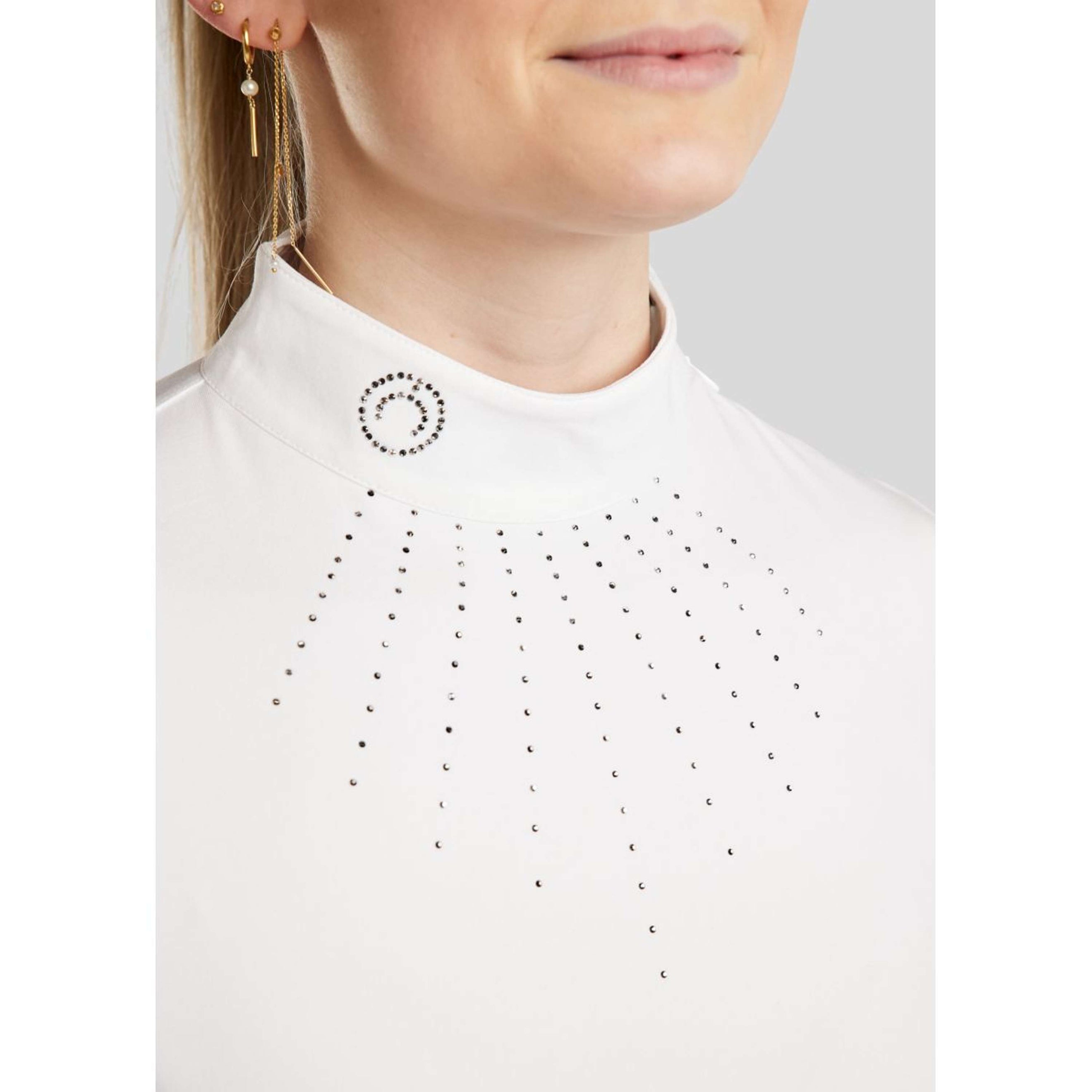 Montar Competition Shirt MoEmilia Long Sleeves White Montar Competition Shirt MoEmilia Long Sleeves White