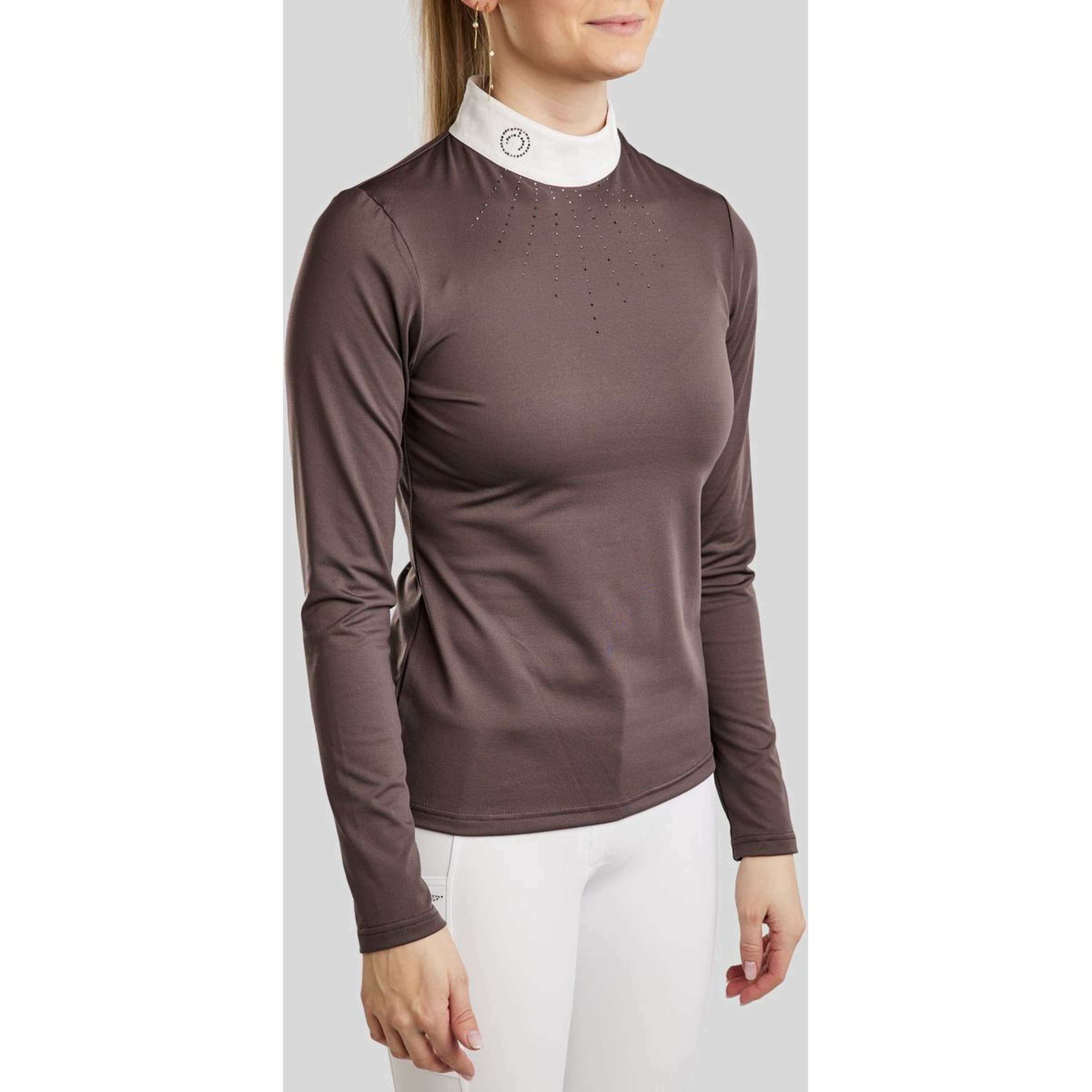 Montar Competition Shirt MoEmilia Long Sleeves Black Peony