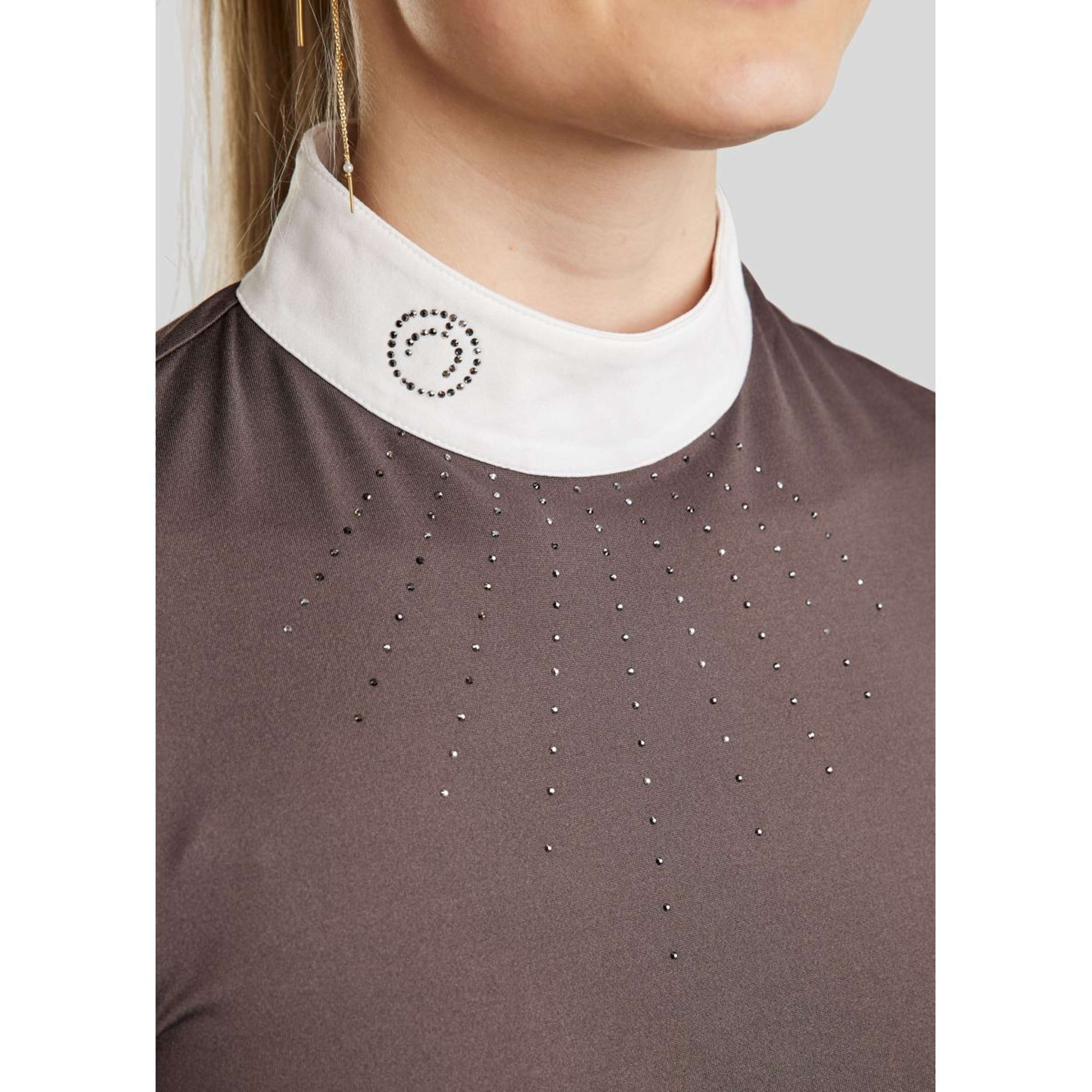 Montar Competition Shirt MoEmilia Long Sleeves Black Peony