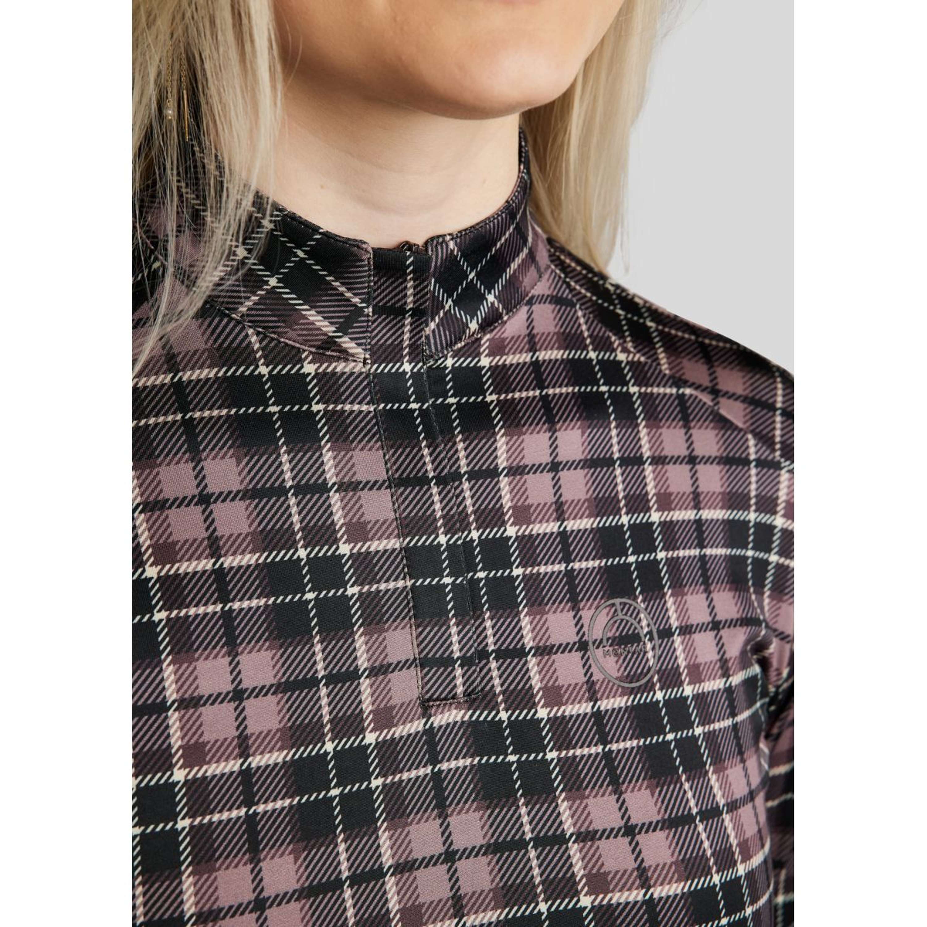Montar Long Sleeve MoCheri Black Peony