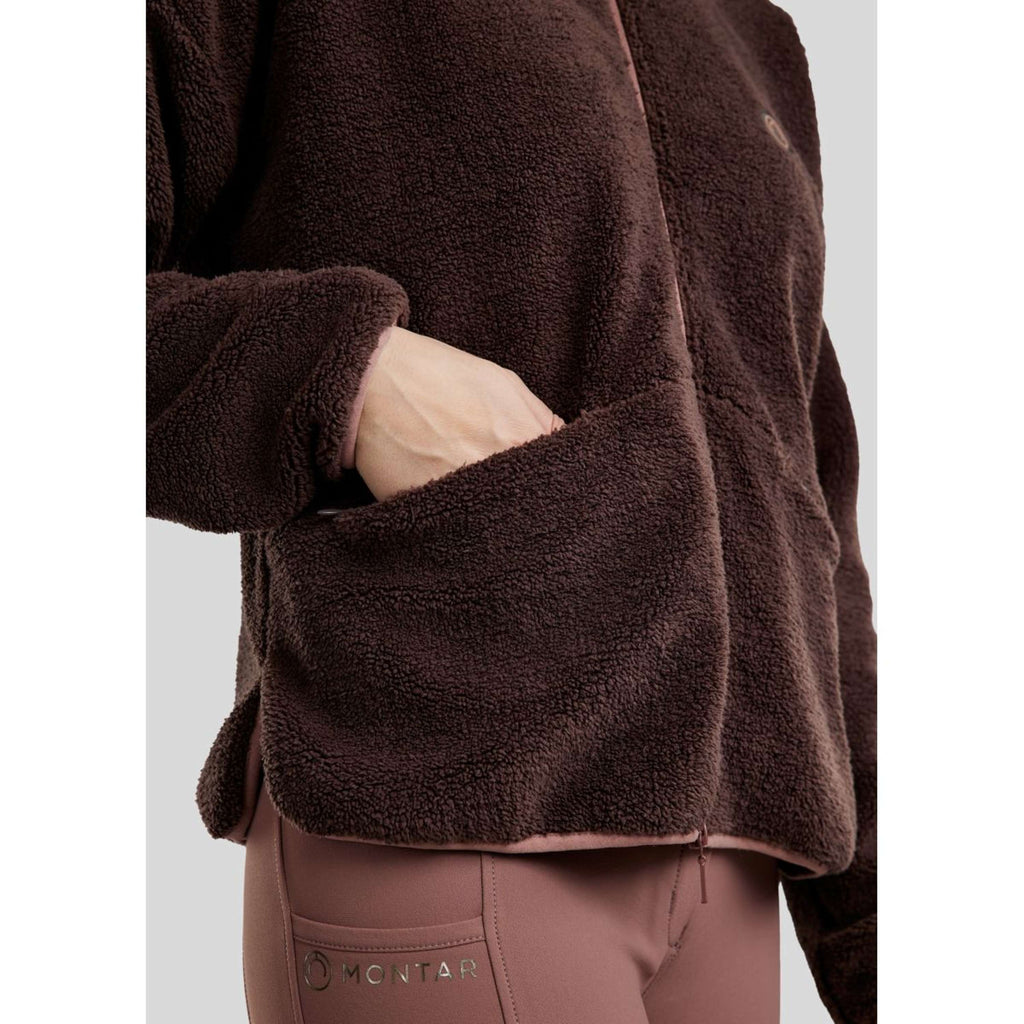 Montar Zip-Hoodie MoEva Black Peony