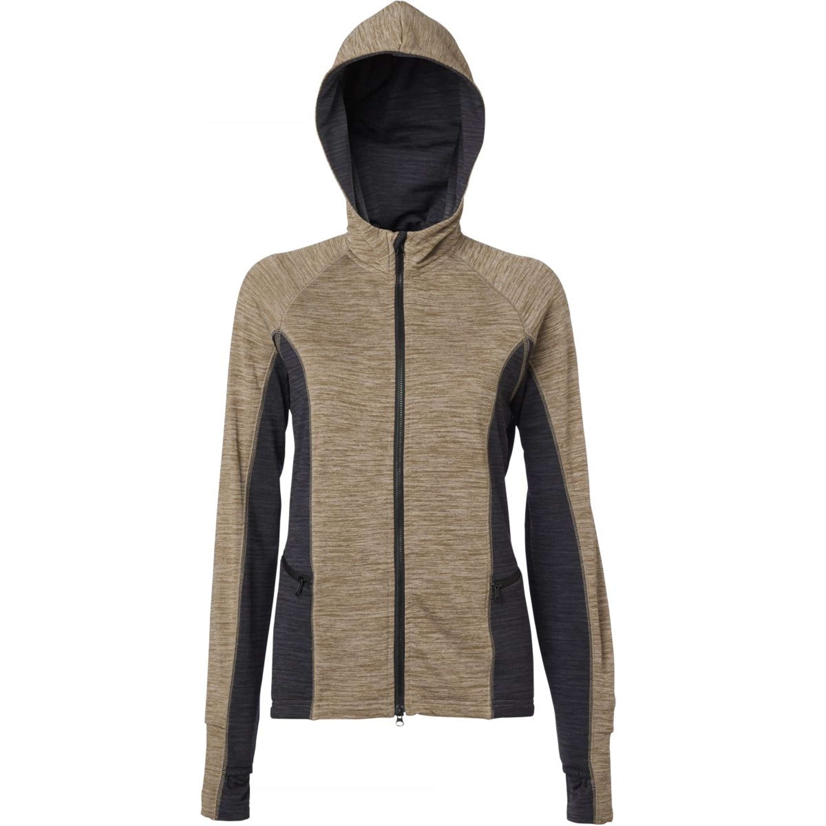 Mountain Horse Zip-Hoodie Bella Tech Fleece with a Hood Taupe