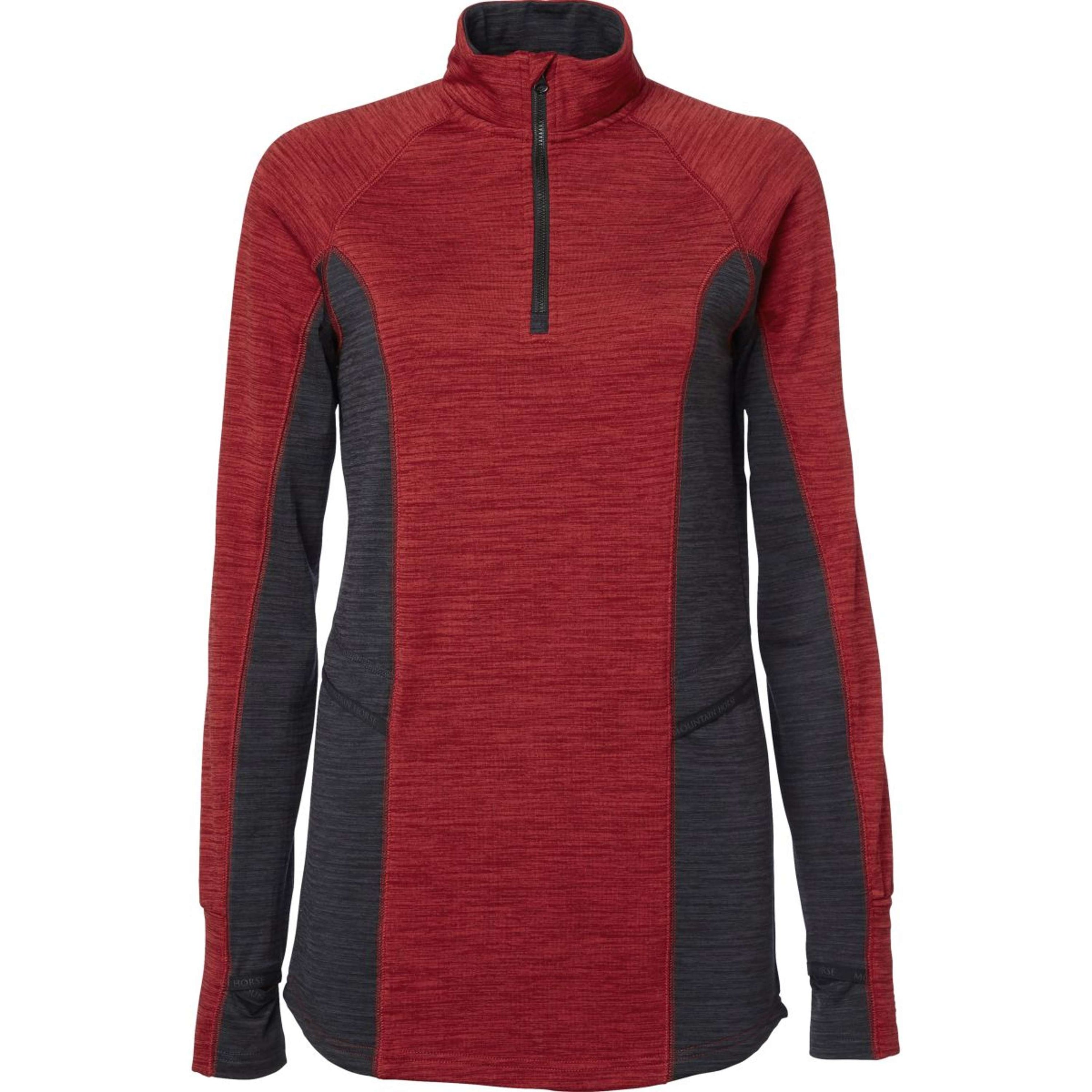 Mountain Horse Long Sleeve Bella Tech Fleece Red