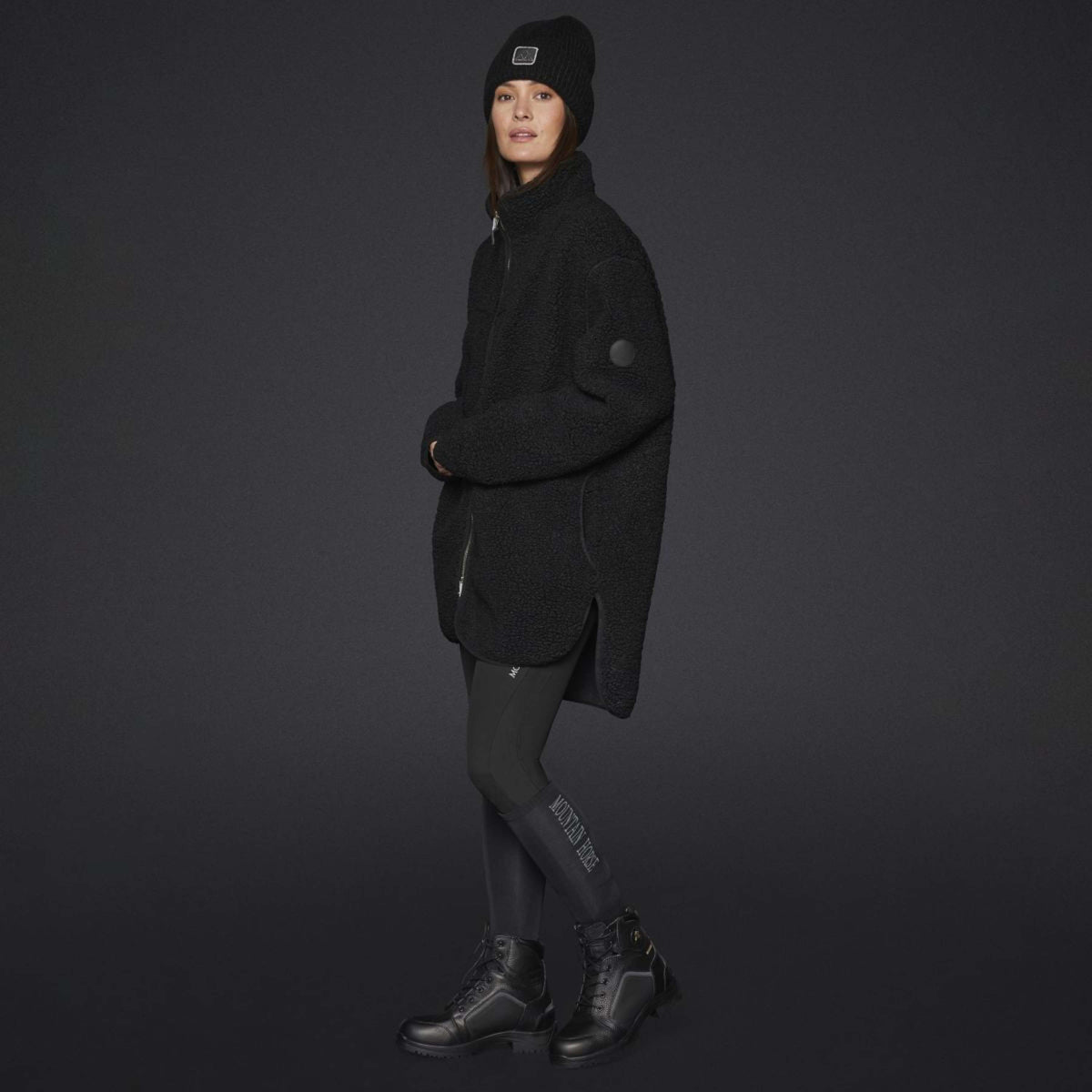 Mountain Horse Zip-Hoodie Emma Pile Black