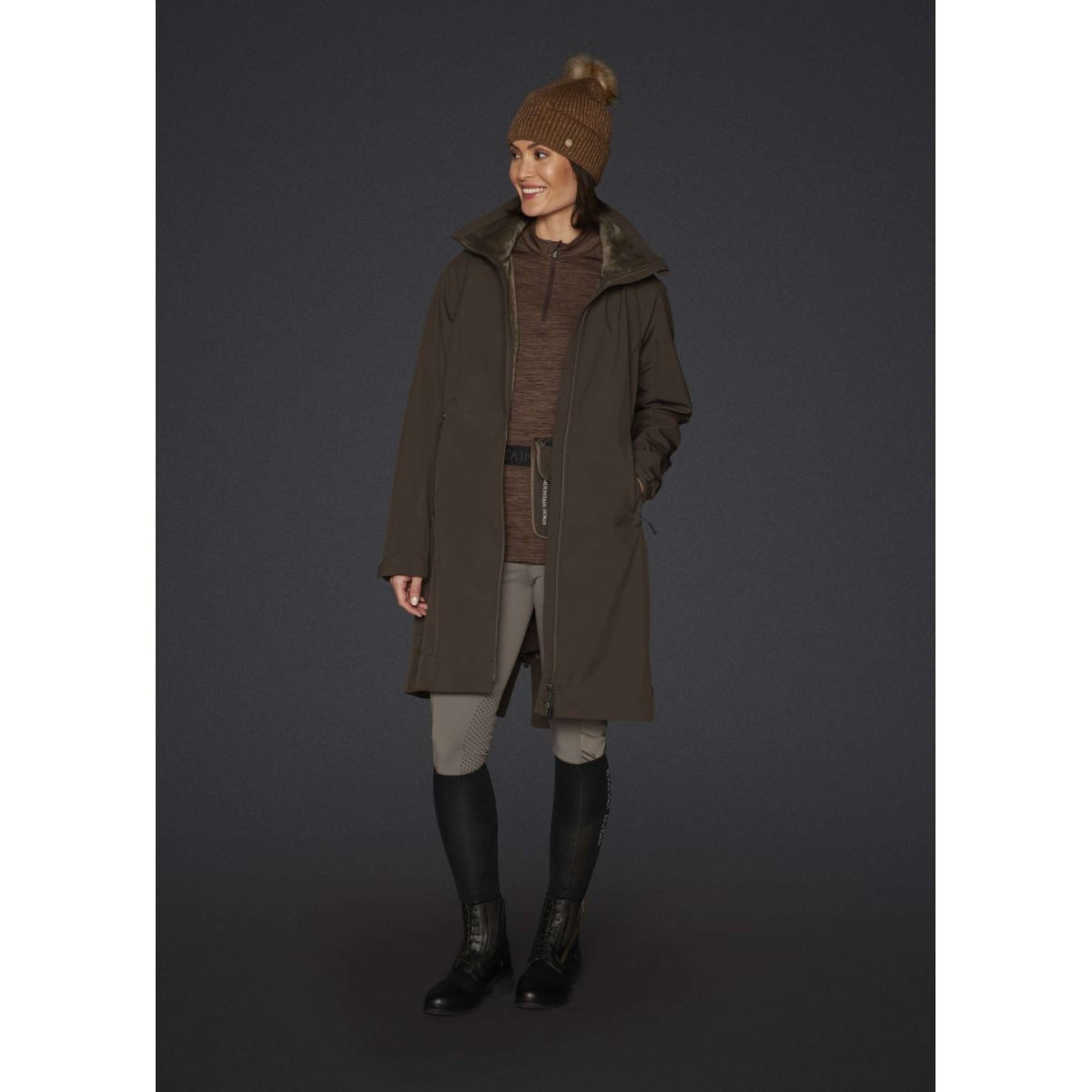 Mountain Horse Jacket Stella Softshell Long Brown