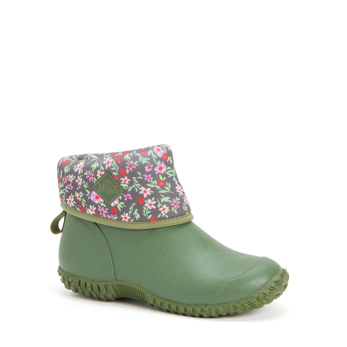 Muck Boot Muckster II Mid Women Green/Rose Print