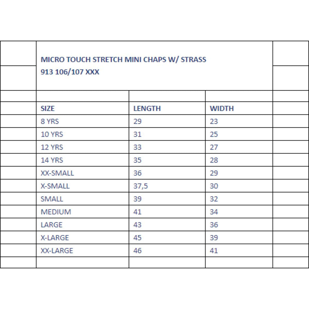 Norton Chaps Strass Black