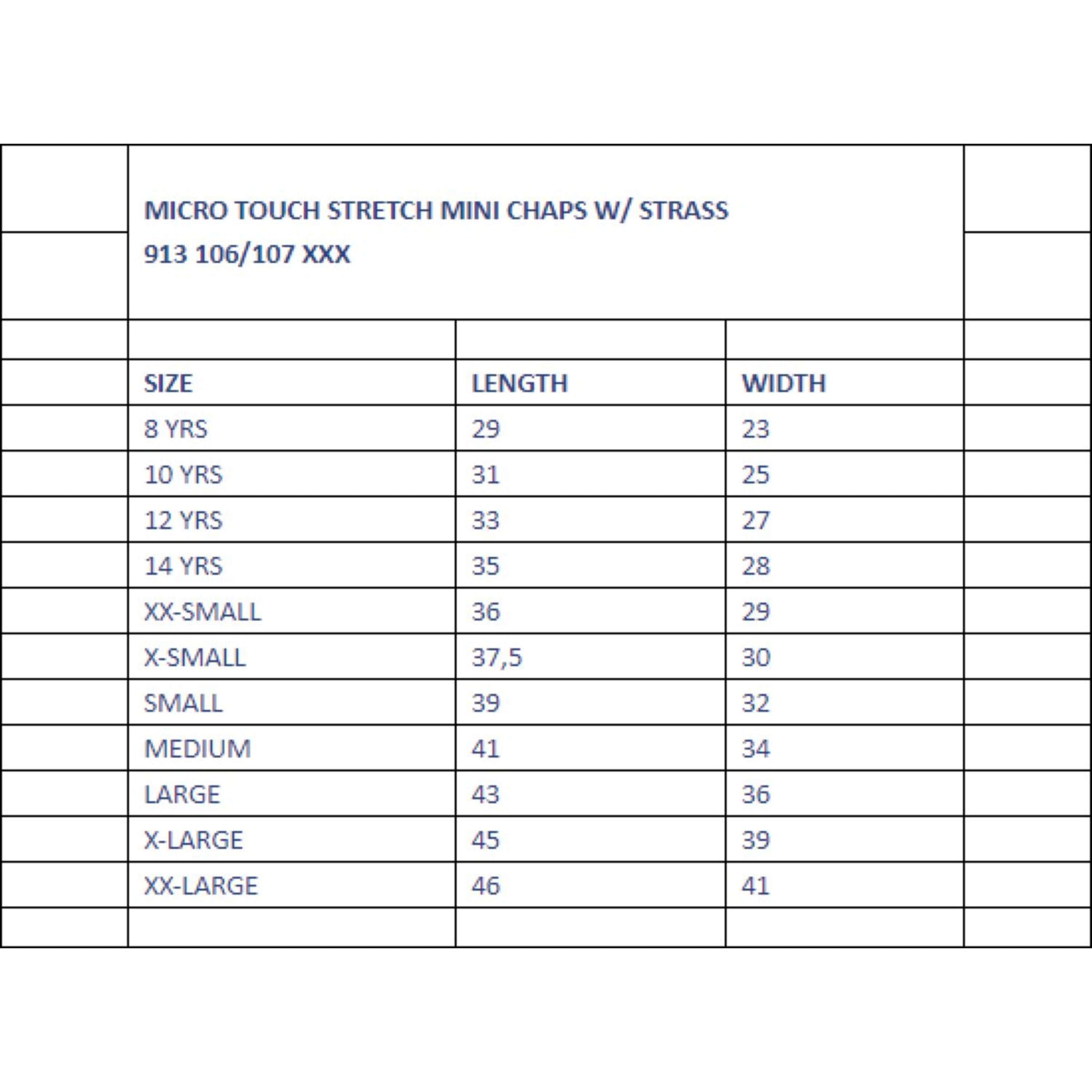 Norton Chaps Strass Black Norton Chaps Strass Black