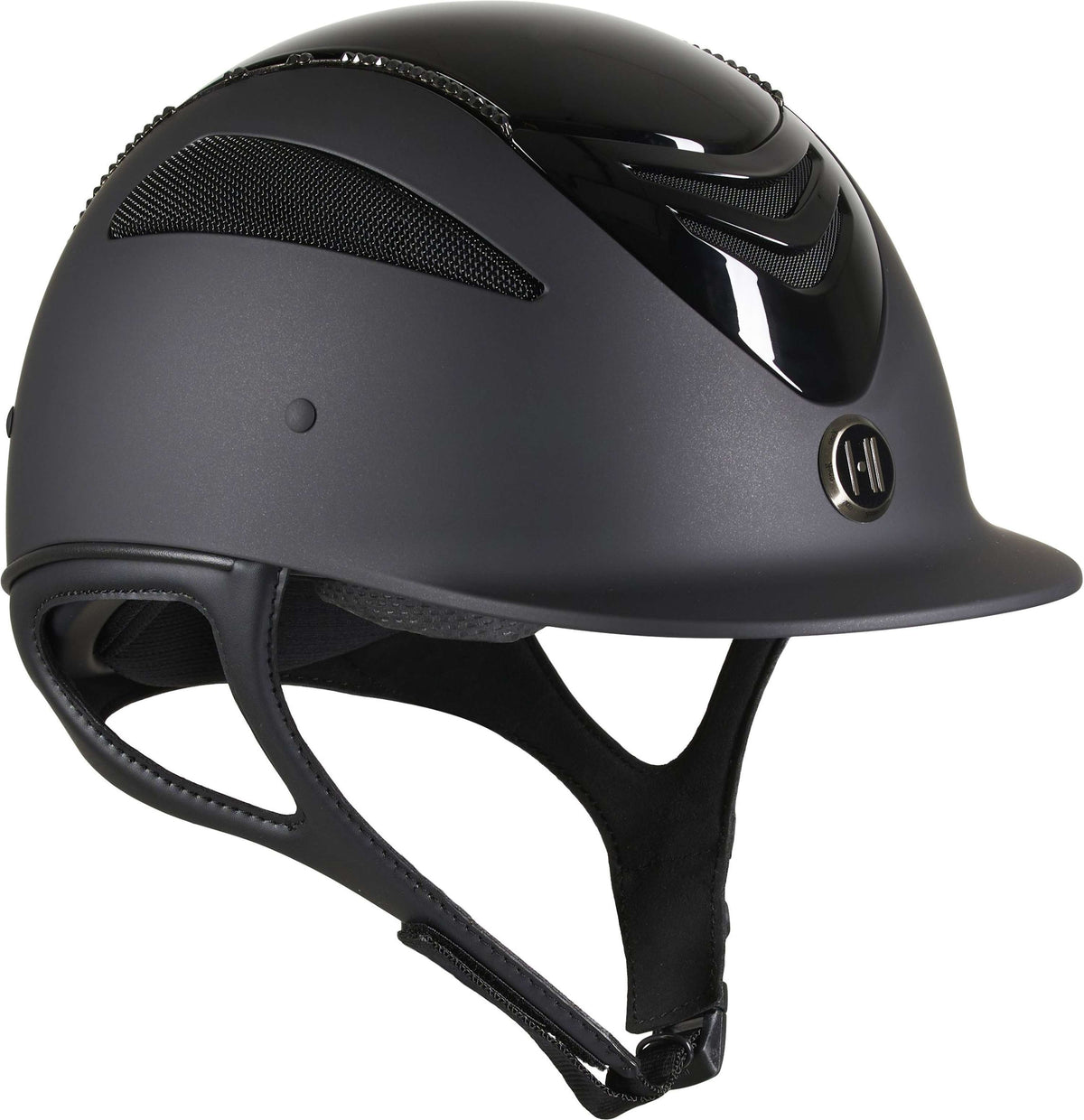 OneK Cap Defender Glossy Top Swarovski Black