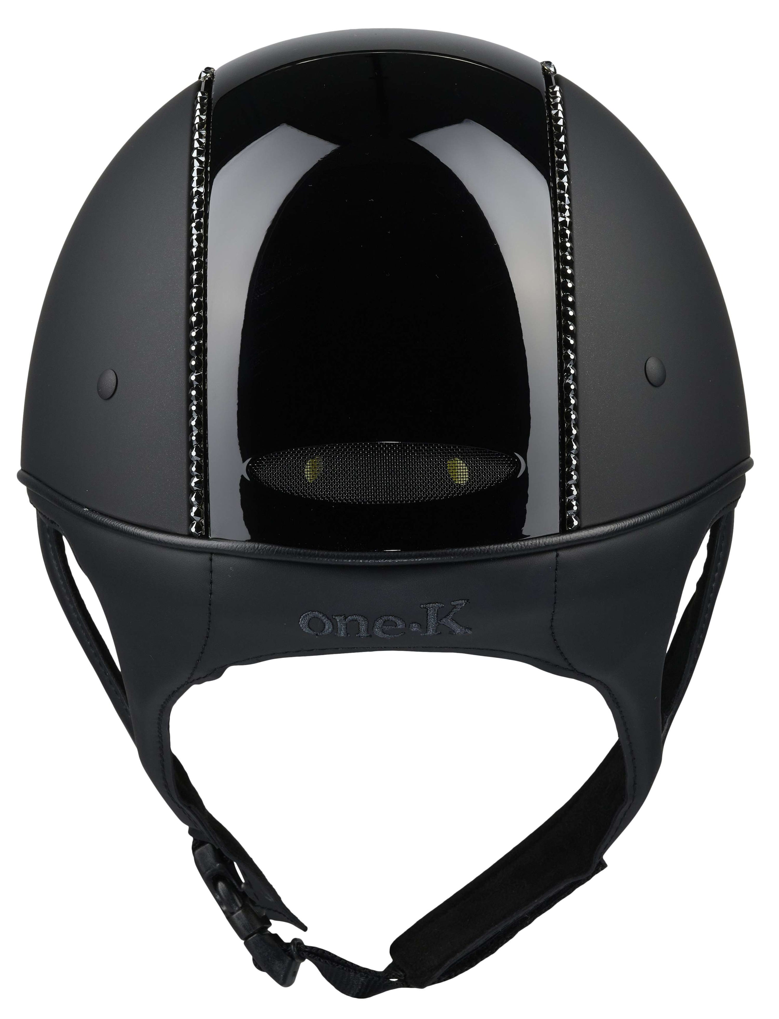 OneK Cap Mips Defender Matt Glossy Top Swarovski Black