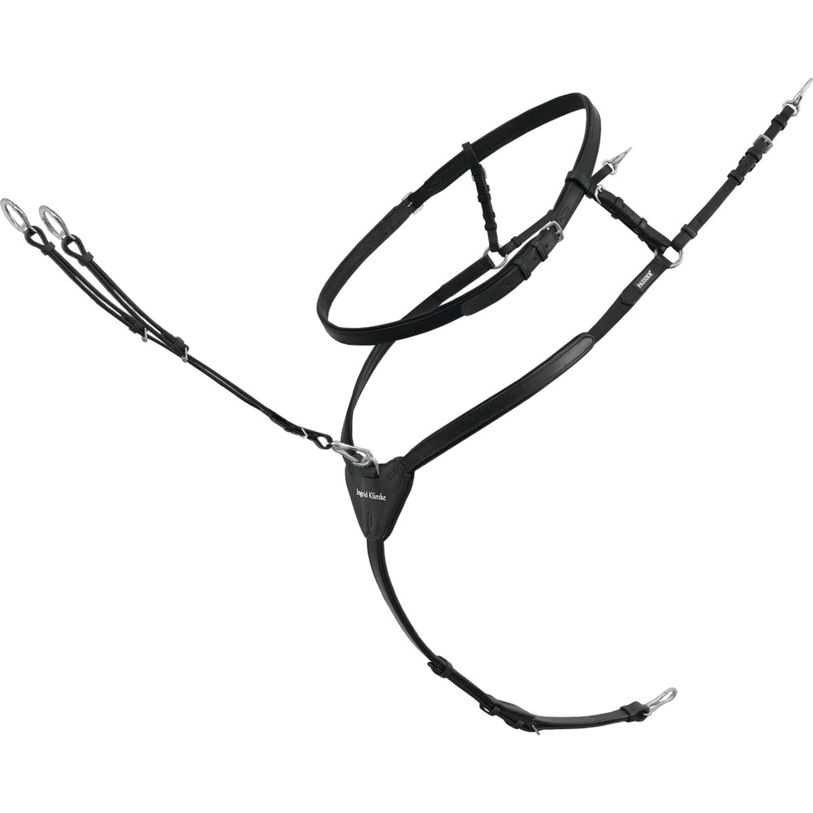 Passier Front Harness Ingrid Klimke Black/Silver Passier Front Harness Ingrid Klimke Black/Silver