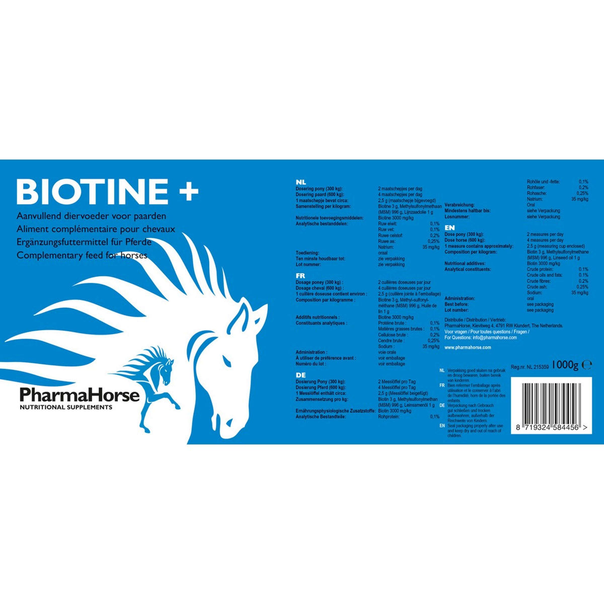 PharmaHorse Biotine+