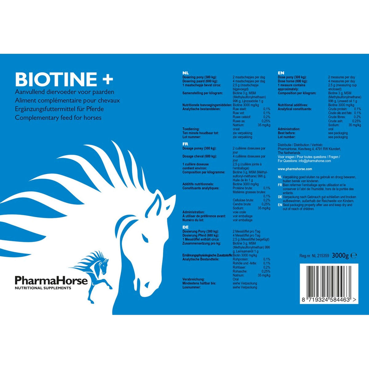 PharmaHorse Biotine+