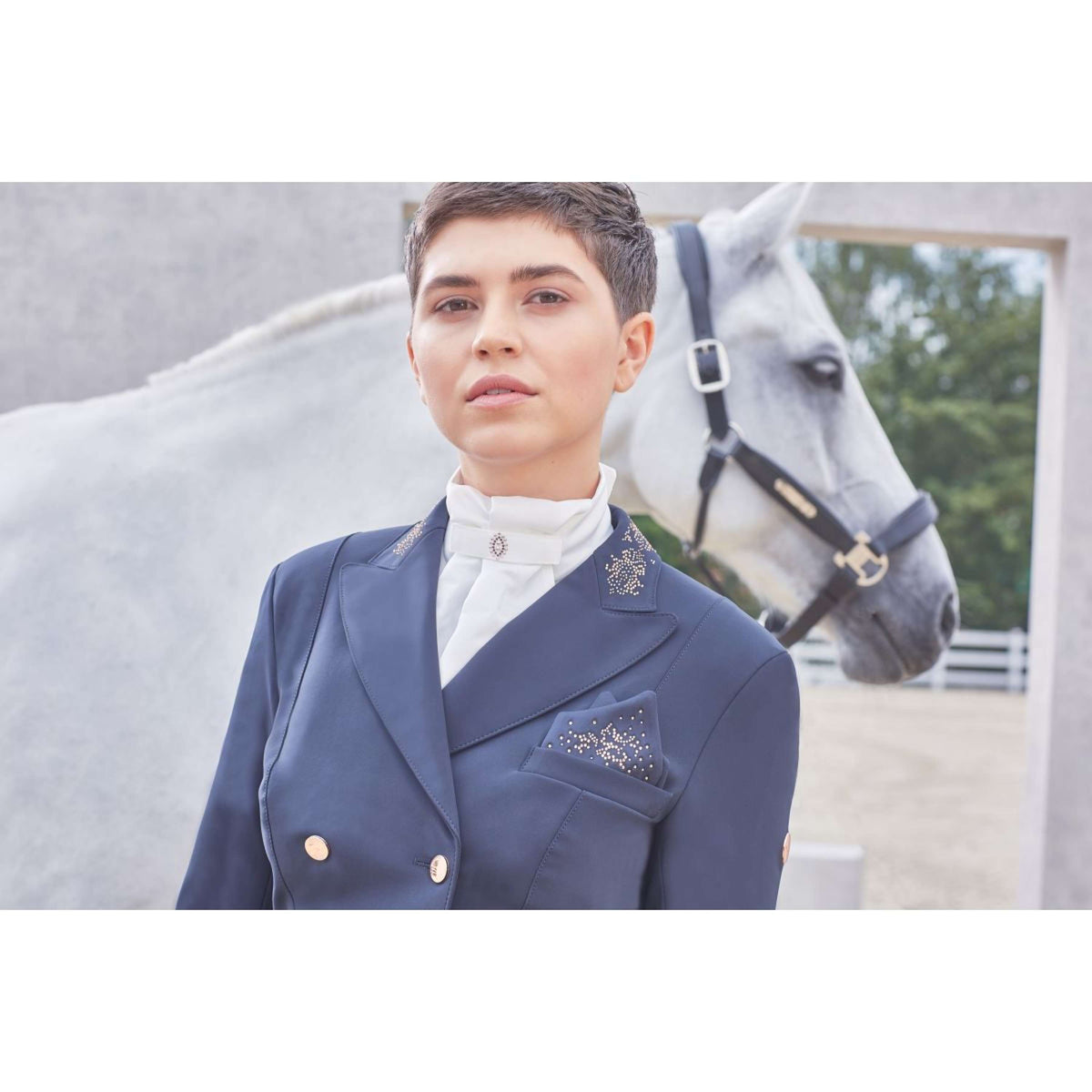 Pikeur Competition Coat Lilien P.R. Dressage Long Nightblue