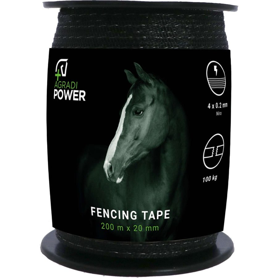 Agradi Power Fencing Tape Black
