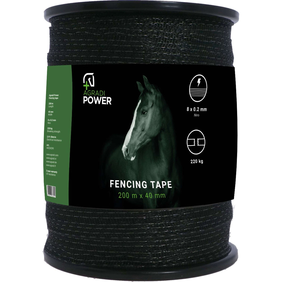 Agradi Power Tape 40mm Black