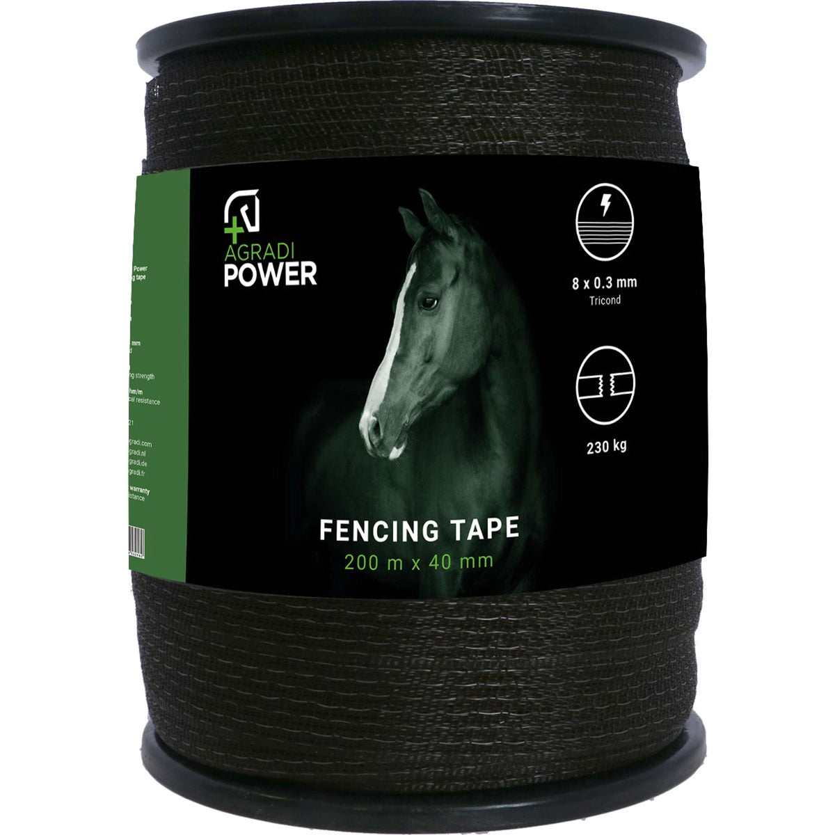 Agradi Power Fencing Tape Topline Plus Brown