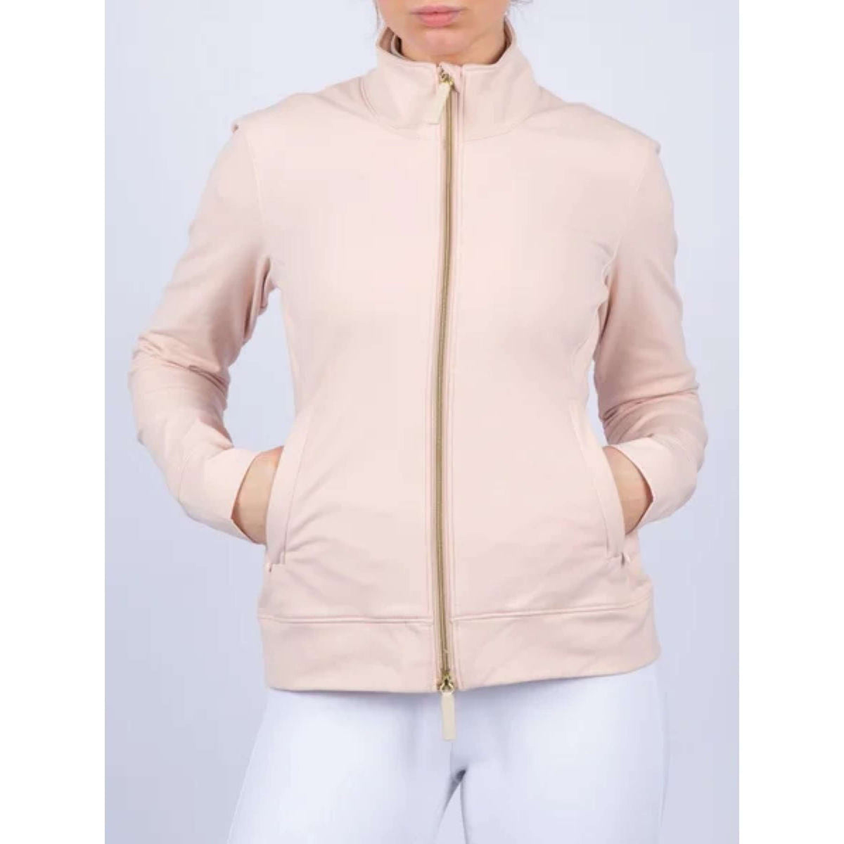 Dinja x PS of Sweden Zip-Hoodie Oakley Powder Rose