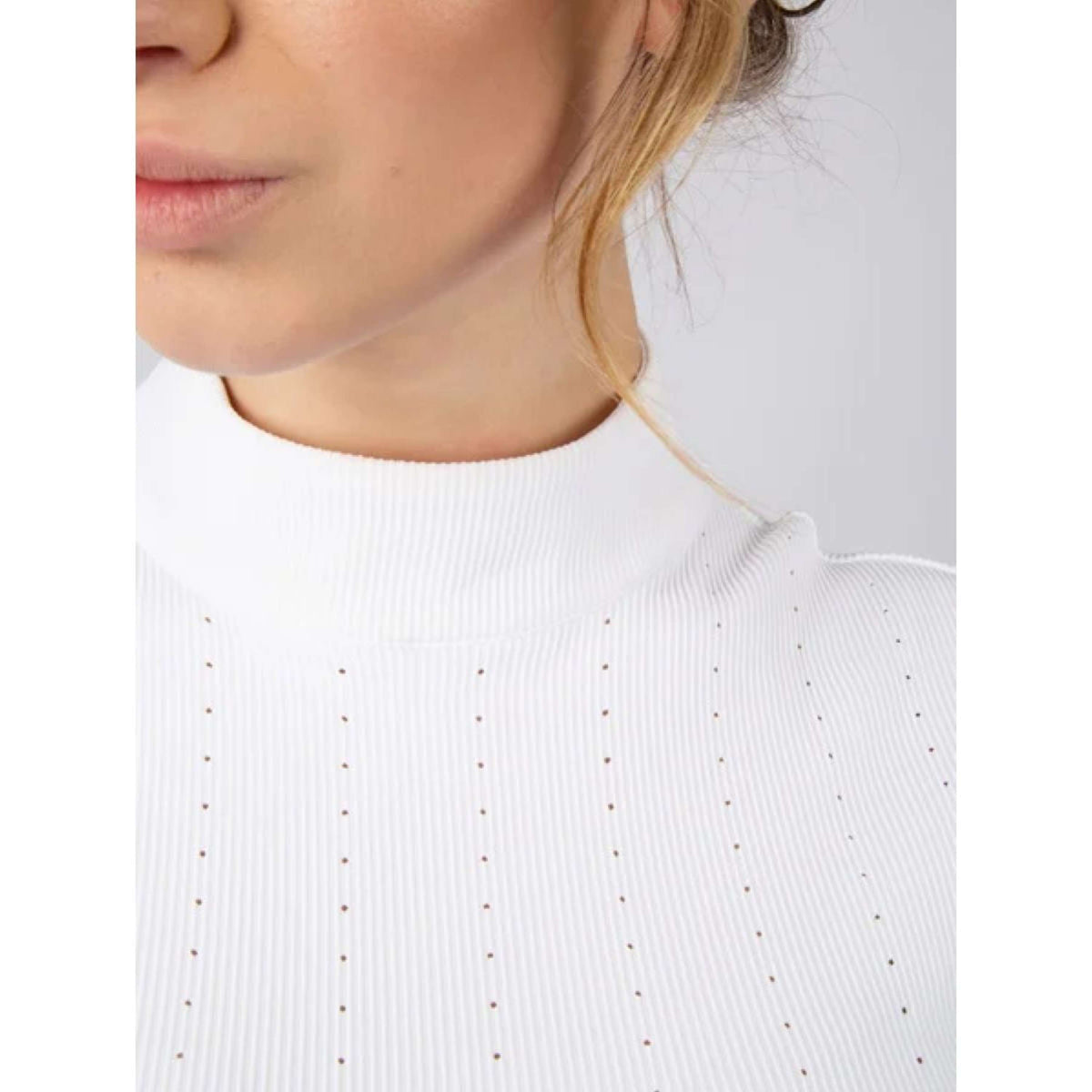 Dinja x PS of Sweden T-Shirt SS Perforated White