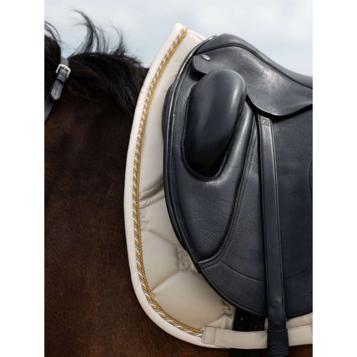 PS of Sweden Saddlepad Signature Dressage Dark Ivory