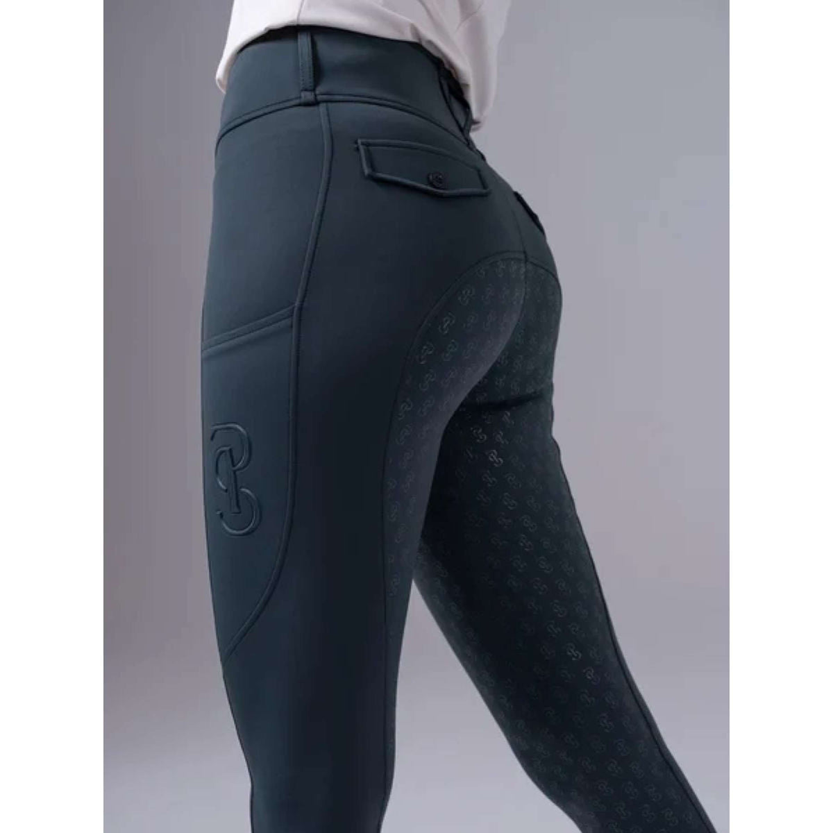 PS of Sweden Riding Legging Katja Full Grip Midnight Green