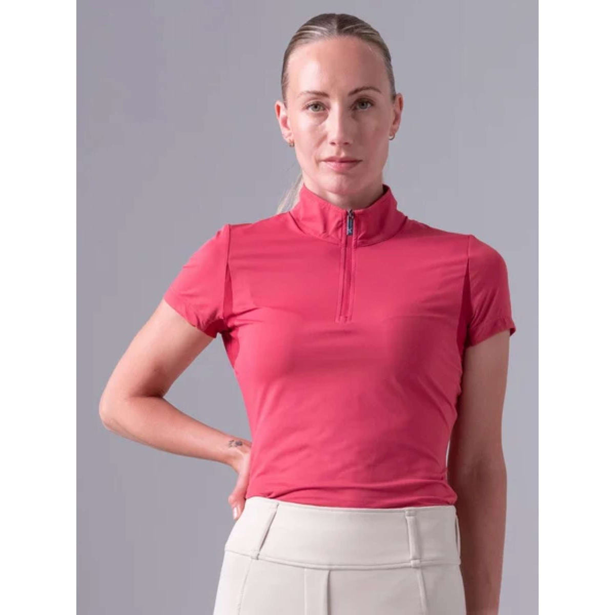 PS of Sweden Shirt Everly Short Sleeve Scarlet Pink