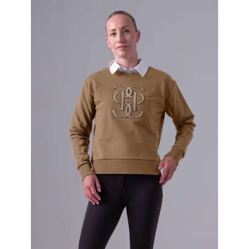 PS of Sweden Sweatshirt Karla Monogram Camel