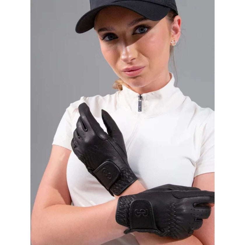 PS of Sweden Riding Gloves Soft Leather Black