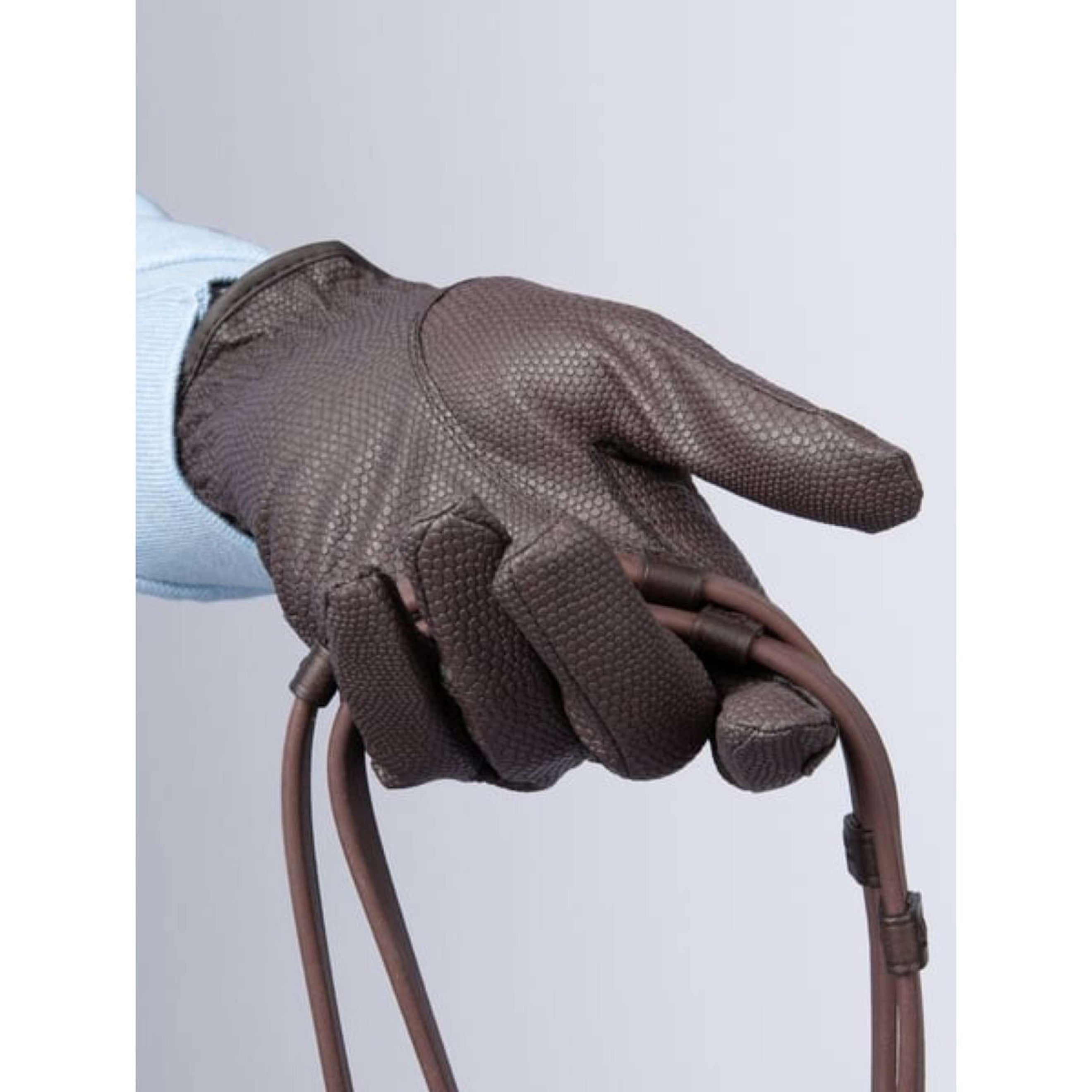 PS of Sweden Riding Gloves Grip Men Coffee-Brown