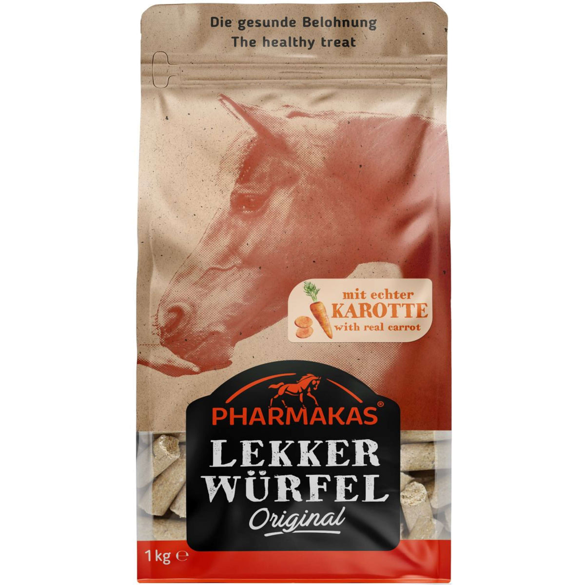 Pharmakas Horse Treats Lekkerwürfel Carrot