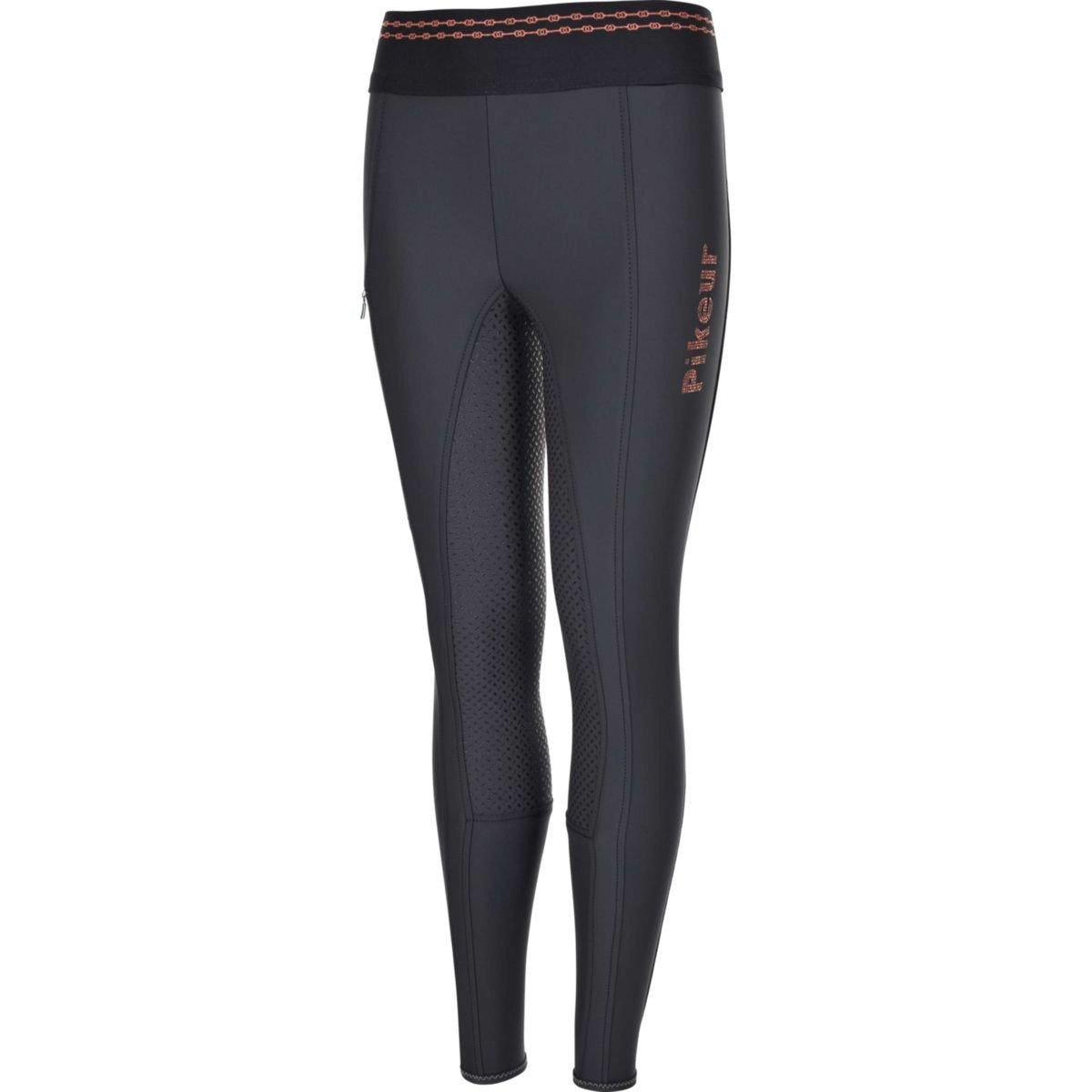 Pikeur Riding Legging Ida Athleisure Full Grip Children Dark Shadow/Rosegold