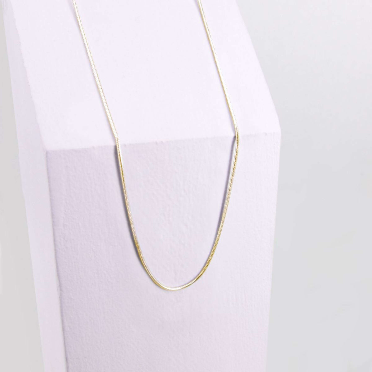 Ponytail&Co Necklace with Snake Chains Gold 44+6cm Gold